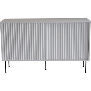 Yumi sideboard 132 cm - Vit - Svart - Skänkar & Sideboards -Skänkar & Sideboards - Hyllor & Förvaring