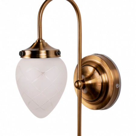 Bild på Vägglampa Juni IP44 Slipad - Globen Lighting