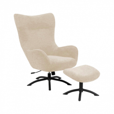 Bild på Fåtölj med fotpall Lexus - NORDFORM