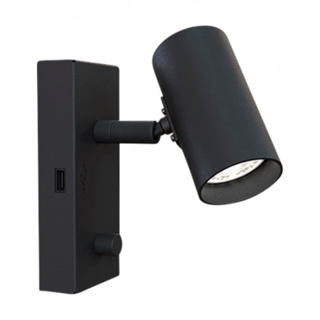 Bild på Vägglampa Tyson USB vänster - Belid