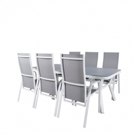 Bild på Matgrupp Virya med 6st fällbara matstolar Copacabana - Venture Home