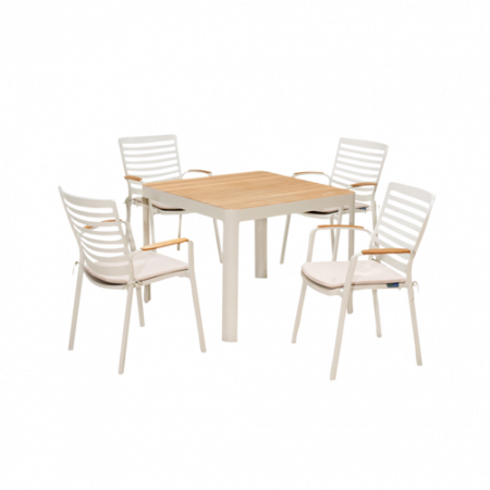 Bild på Set PORTALS 95 + 4 karmstolar - LifestyleGarden