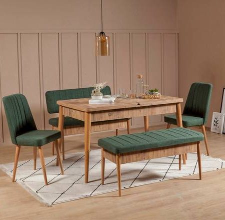 Bild på Set med bord och stolar (5 delar) Vina 0701 - Hanah Home