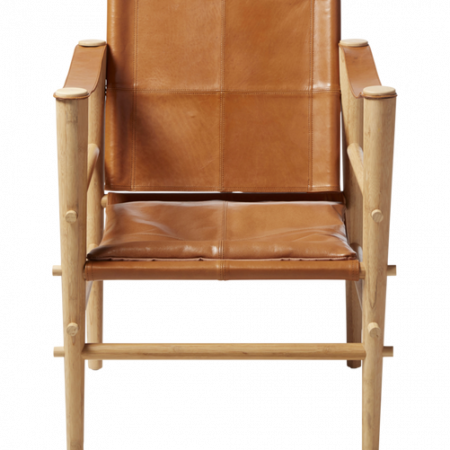 Bild på Stol Noble Safari med läder - Cinas