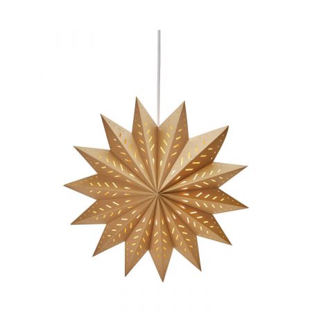 Bild på ALFA Julstjärna 60cm Brun från PR Home