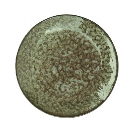 Bild på TALLRIK Stengods 22 cm Grön från Madam Stoltz