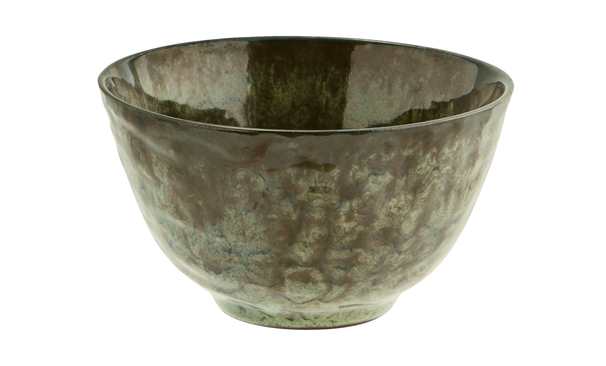 21-GN-5 Bild på SKÅL Stengods 12 cm Grön från Madam Stoltz