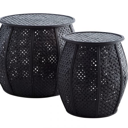 Bild på SATSBORD Bambu Svart 2-set från Madam Stoltz