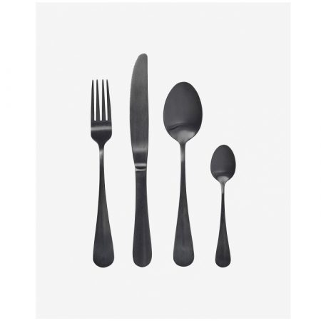 Bild på BESTICK 4-set Svart från Nordal