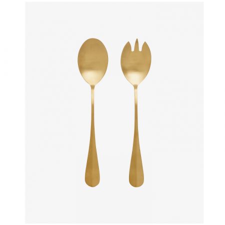 Bild på SALLADSBESTICK 2-set Guld från Nordal
