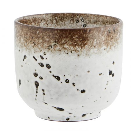 Bild på KOPP Stengods Vit/Brun från Madam Stoltz