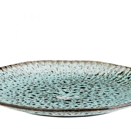 Bild på TALLRIK Stengods 27 cm Petrol från Madam Stoltz