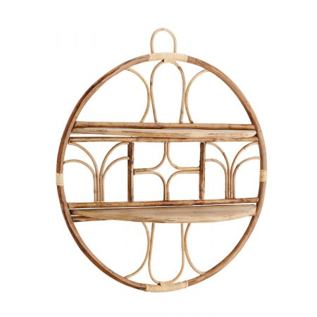 Bild på HYLLA Rund Bambu Natur från Madam Stoltz