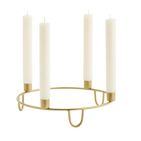 Bild på LJUSSTAKE 27 cm Antik Mässing från Madam Stoltz