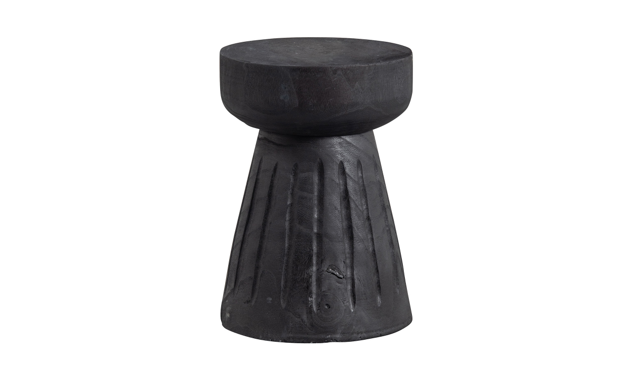 377153-Z Bild på BORRE Piedestal Svart från WOOOD