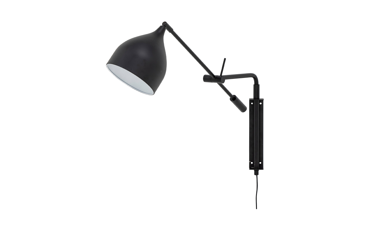 82055673 Bild på LYAM Vägglampa Svart från Bloomingville