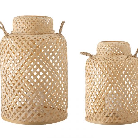 Bild på MADLIN Lykta 2-set Natur från Bloomingville