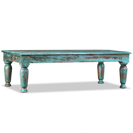 Bild på vidaXL Soffbord i massivt återvunnet trä 110x60x34 cm