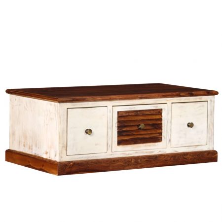 Bild på vidaXL Soffbord massivt shesham- och mangoträ 90x50x35 cm