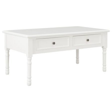 Bild på vidaXL Soffbord vit 100x55x45 cm trä