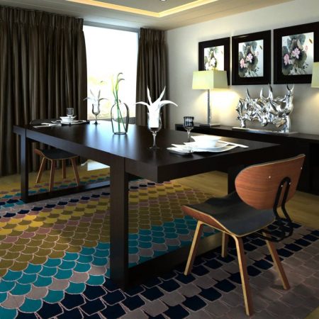 Bild på vidaXL Matstolar 2 st böjträ och konstläder