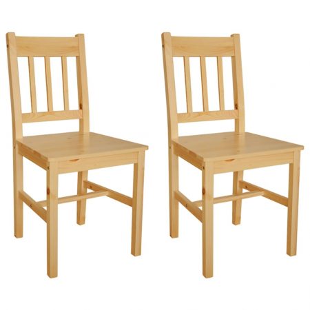 Bild på vidaXL Matstolar 2 st furu