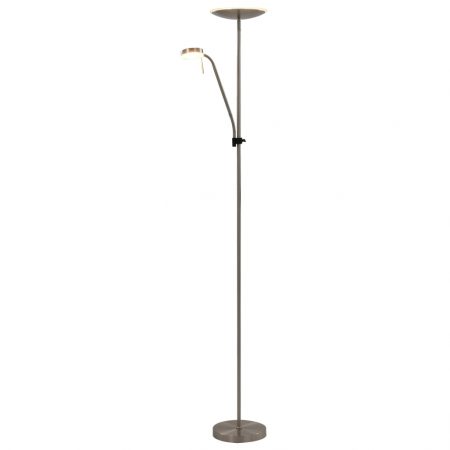 Bild på vidaXL Golvlampa 16 W silver 180 cm