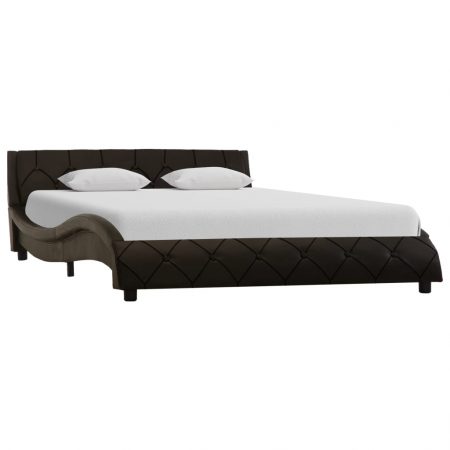 Bild på vidaXL Sängram grå konstläder 160x200 cm