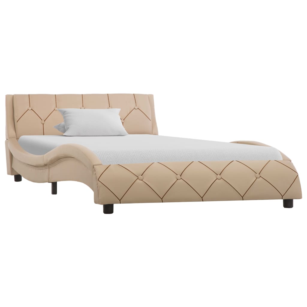 8719883749303_a_en_hd_1 Bild på vidaXL Sängram cappuccino konstläder 90x200 cm