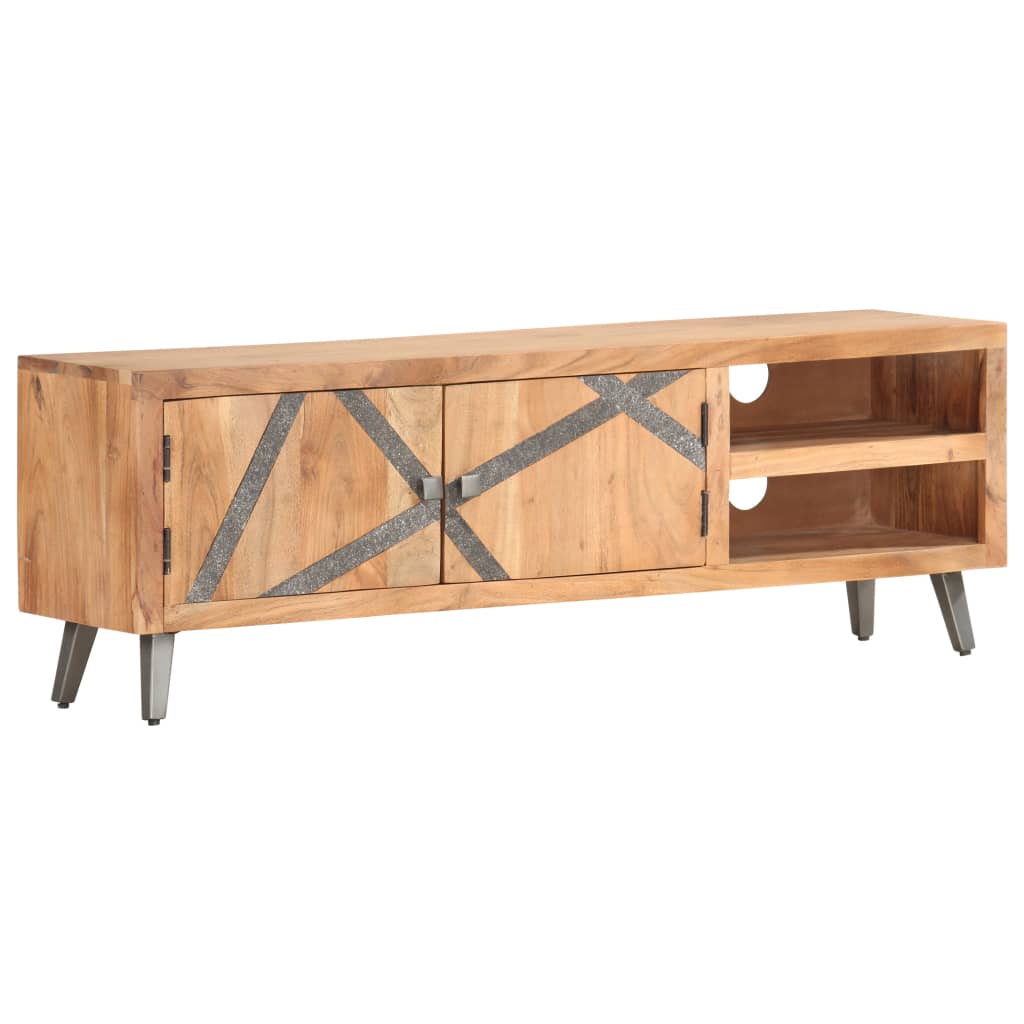 8719883810720_a_en_hd_1 Bild på vidaXL TV-bänk 120x30x40 cm massivt akaciaträ