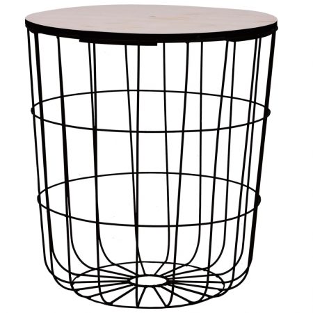 Bild på vidaXL Soffbord svart Ø 39