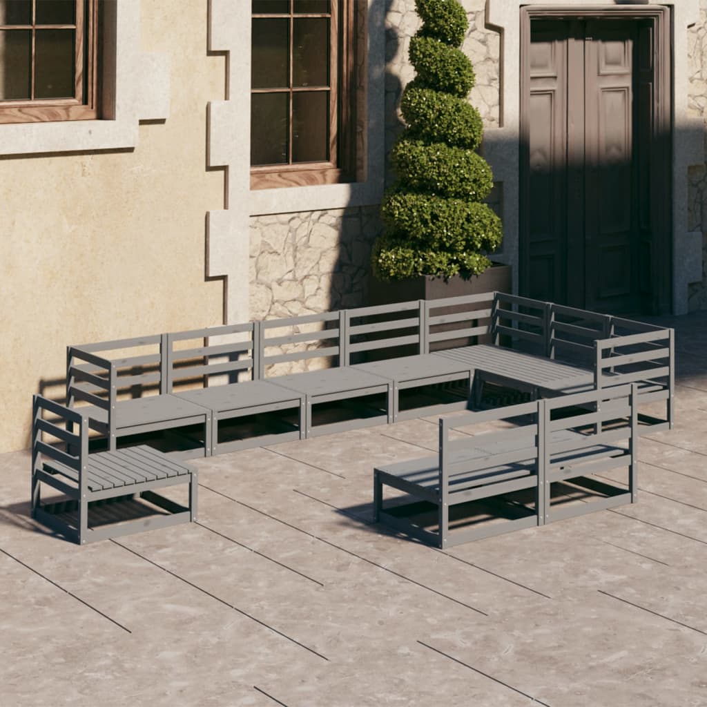 8720286468999_m_en_hd_1 Bild på vidaXL Loungegrupp 10 delar grå massiv furu