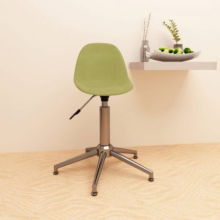 Bild på vidaXL Snurrbar kontorsstol grön tyg