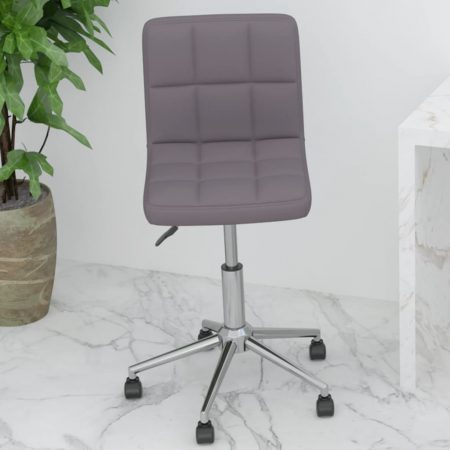 Bild på vidaXL Snurrbar kontorsstol taupe tyg