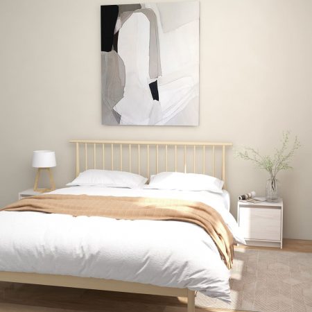 Bild på vidaXL Sängbord 2 st vit 40x30