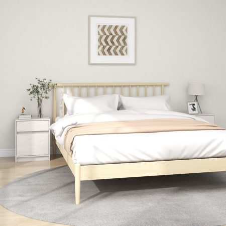 Bild på vidaXL Sängbord 2 st vit 40x31x50 cm massivt furu