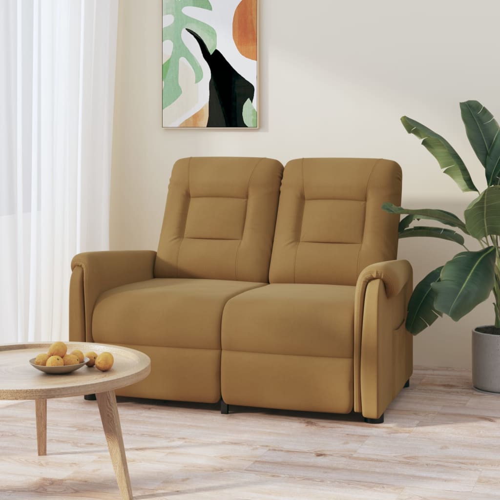8720286715185_m_en_hd_1 Bild på vidaXL 2-sits reclinerfåtölj taupe mikrofibertyg