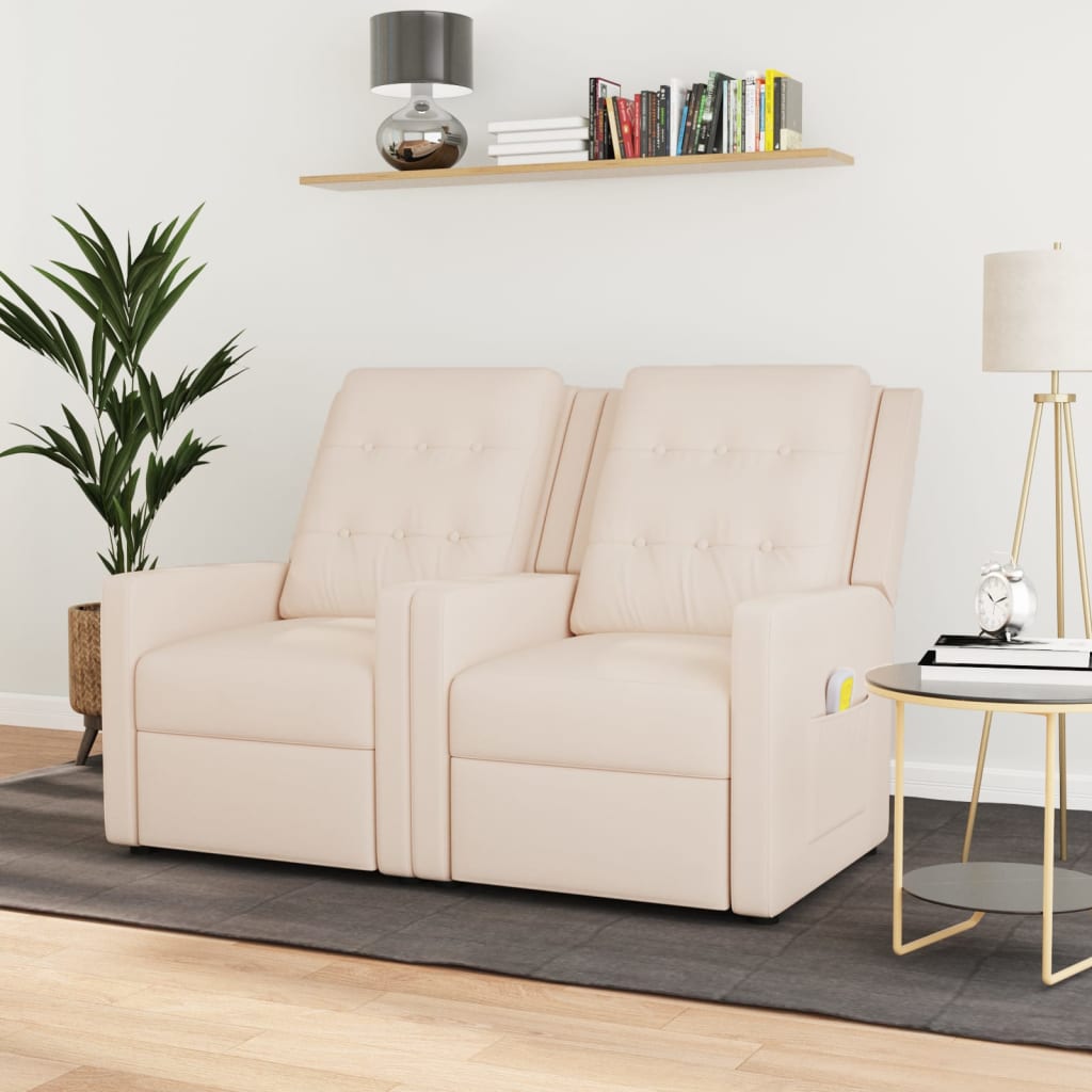 8720286716267_m_en_hd_1 Bild på vidaXL 2-sits massagefåtölj gräddvit tyg