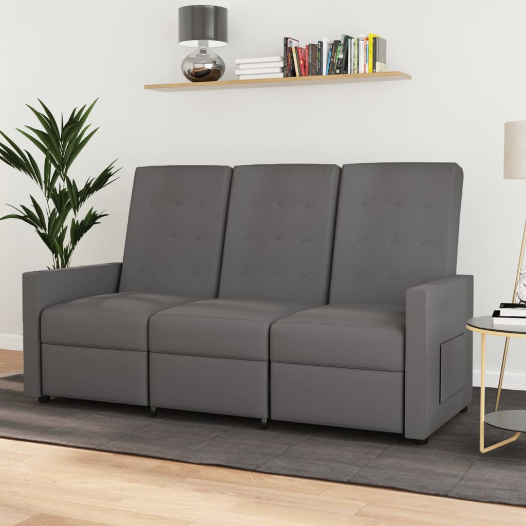 8720286716694_m_en_hd_1 Bild på vidaXL 3-sits reclinerfåtölj ljusgrå tyg