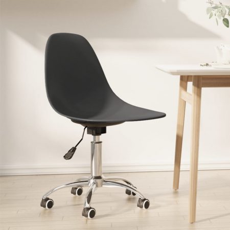 Bild på vidaXL Snurrbara matstolar grå PP