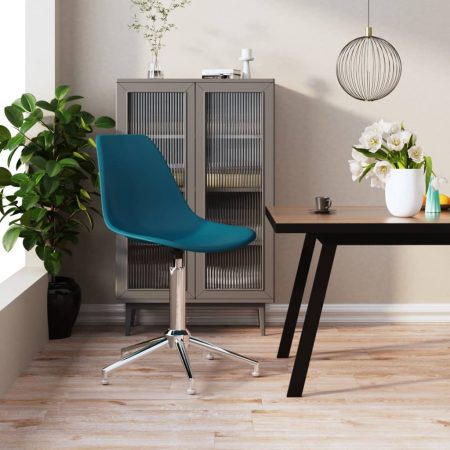 Bild på vidaXL Snurrbara matstolar turkos PP