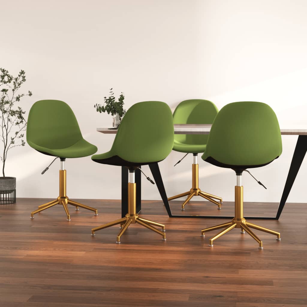 8720286731123_m_en_hd_1 Bild på vidaXL Snurrbara matstolar 4 st ljusgrön sammet