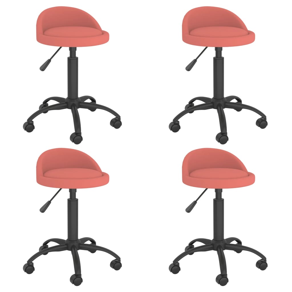 8720286732724_a_en_hd_1 Bild på vidaXL Snurrbara matstolar 4 st rosa sammet