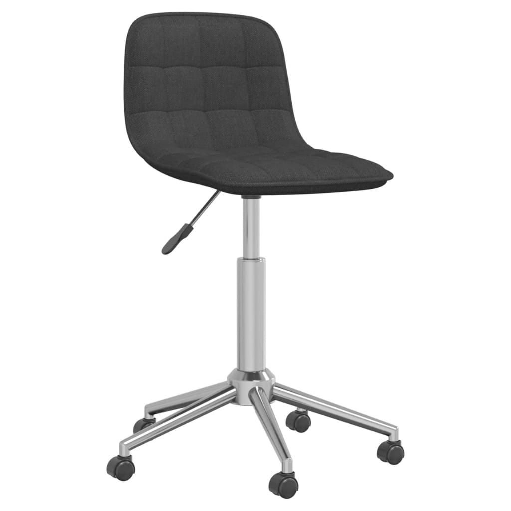 8720286738481_a_en_hd_1 Bild på vidaXL Snurrbar kontorsstol mörkgrå tyg