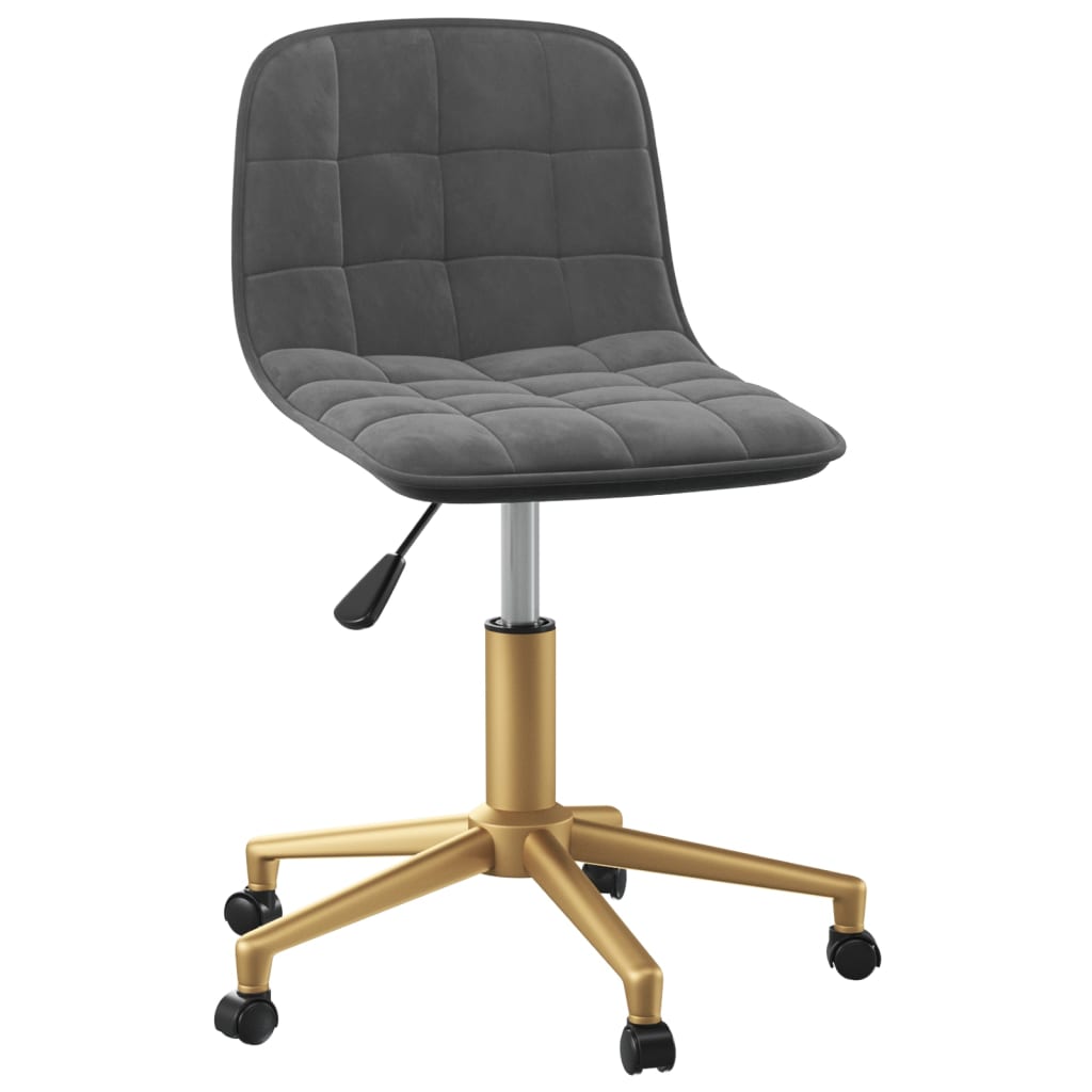 8720286739167_a_en_hd_1 Bild på vidaXL Snurrbar kontorsstol mörkgrå sammet
