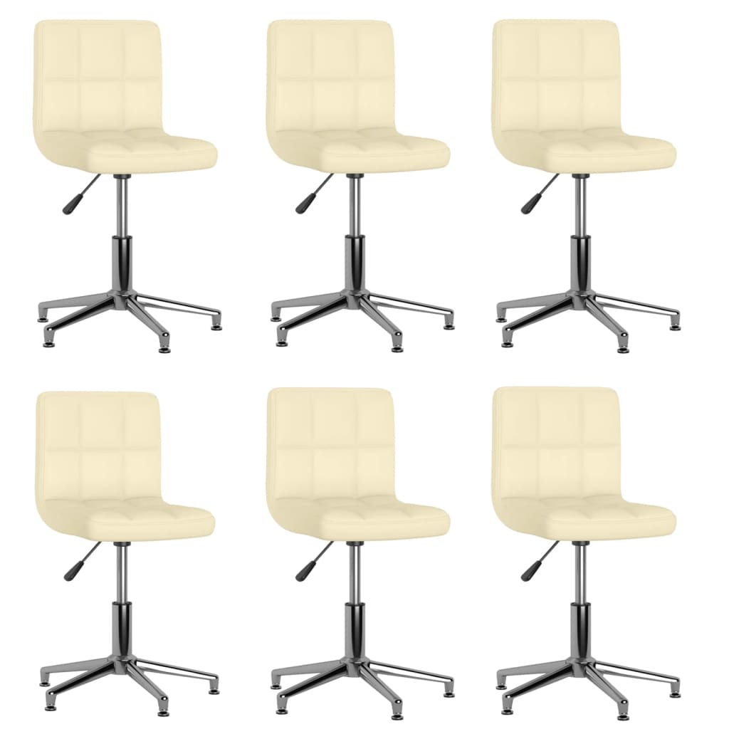 8720286741764_a_en_hd_1 Bild på vidaXL Snurrbara matstolar 6 st gräddvit konstläder