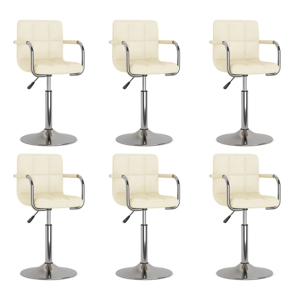 8720286743966_a_en_hd_1 Bild på vidaXL Snurrbara matstolar 6 st gräddvit tyg