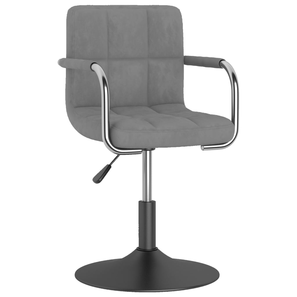 8720286744697_a_en_hd_1 Bild på vidaXL Matstol ljusgrå sammet