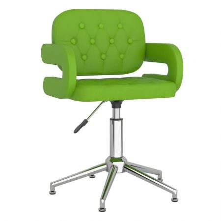 Bild på vidaXL Snurrbar kontorsstol grön konstläder