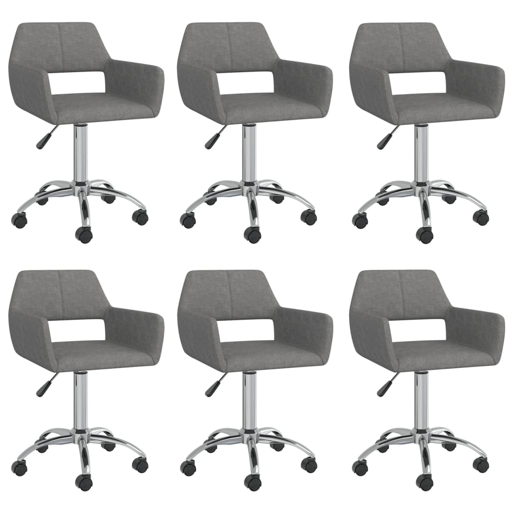8720286776322_a_en_hd_1 Bild på vidaXL Snurrbara matstolar 6 st ljusgrå tyg